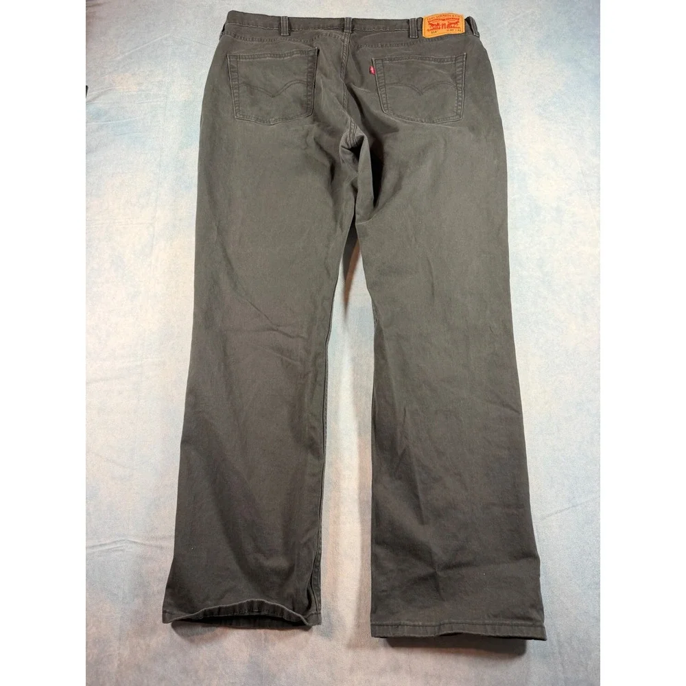 Levi's 514 Straight Pants Mens 40x32 Grey Khaki Excellent Lot of 2 Chinos